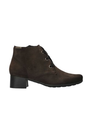 GIUSTA - Bottines à lacets - marron foncé