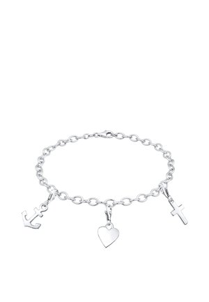 DAINTY CHARM BRACELET - Charm - silberfarben