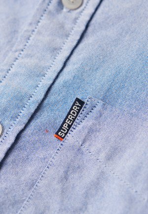 Superdry & Co ESSENTIALS OXFORD - Chemise - azure blue chambray oxford