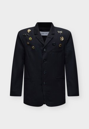 Sister Jane, ROWEN BROOCH SINGLE BREASTED BLAZER UNISEX - Blazer - black