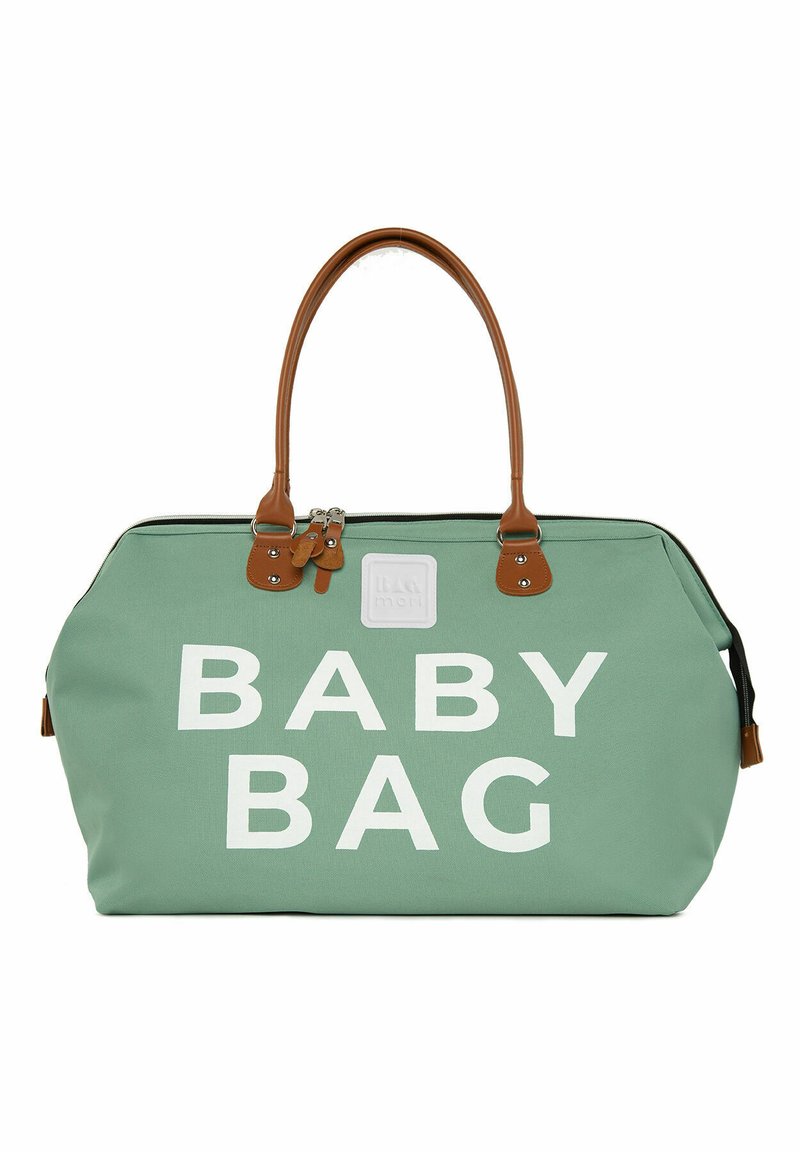 Bagmori BABY BAG PRINTED DIAPER BAG - Soma zīdaiņu pārsiešanai - grün
