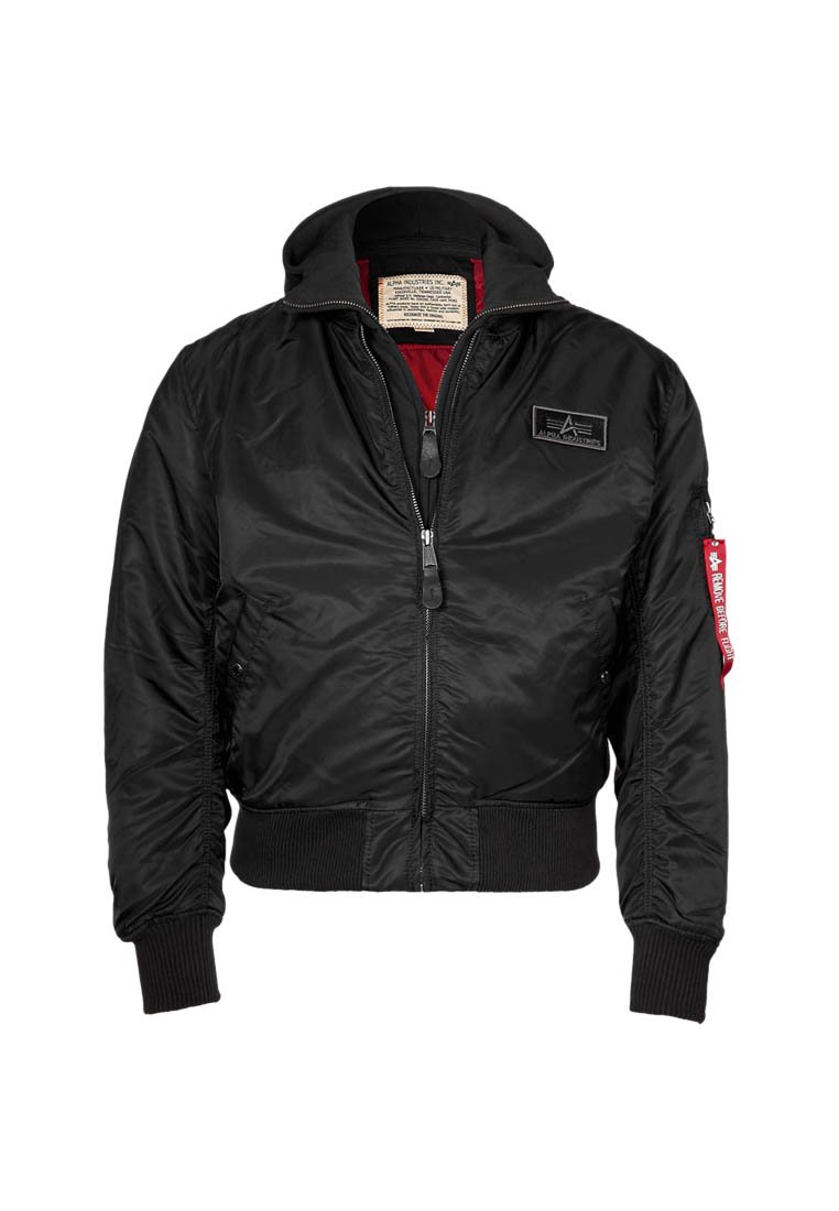 Alpha Industries - Bomber Jacket - black black, Enlarge