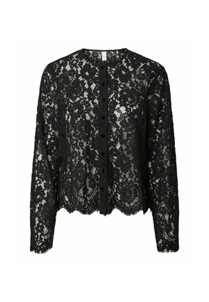 YAS, SHIRT YASNORMA LS SHORT - Blouse - black