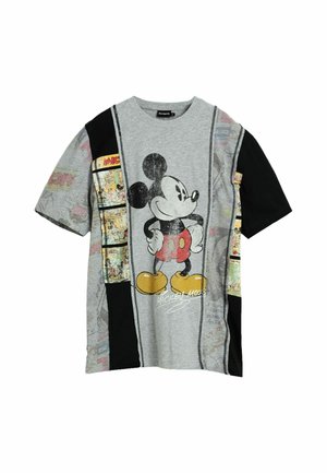 Desigual, MICKEY™ COLLAGE T-SHIRT - T-shirt print - blue