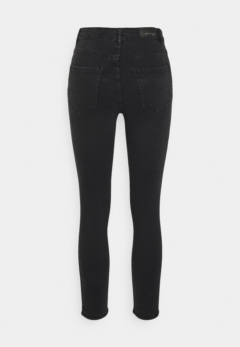 Gina Tricot Petite HIGH WAIST Jeans Skinny Fit offblack/grey