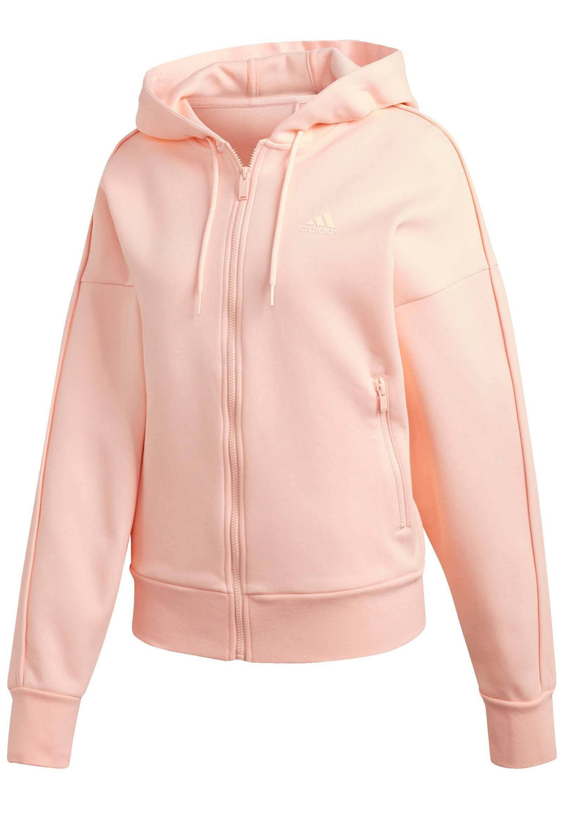 adidas zip up hoodie womens pink
