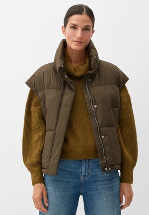 s.Oliver Bodywarmer - khaki oliv