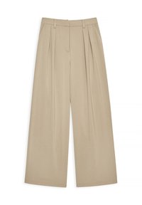 NA-KD WIDE LEG - Auduma bikses - taupe