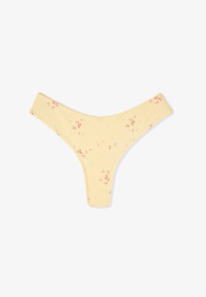 Etam, COFFEE MOOD - Thong - light yellow