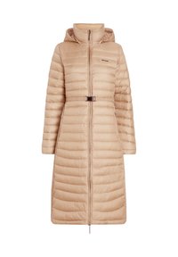 Calvin Klein PADDED SMOCKING MIDI COAT - Abrigo de invierno - amphora