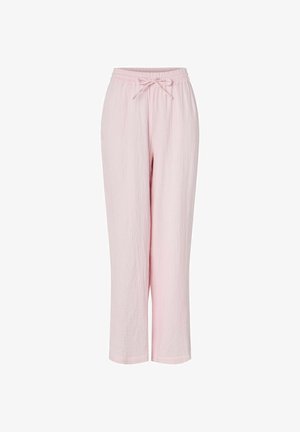 Pieces, PCSASTINA HW WIDE PANTS WVN BC - Bukser - cradle pink