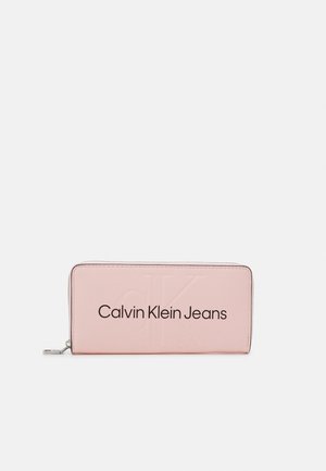 SCULPTED MONO ZIP AROUND - Portfel - pink blush