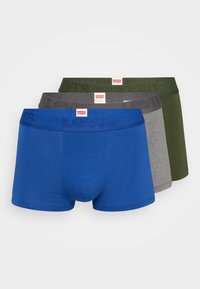 Unselected, blue/grey melange/olive