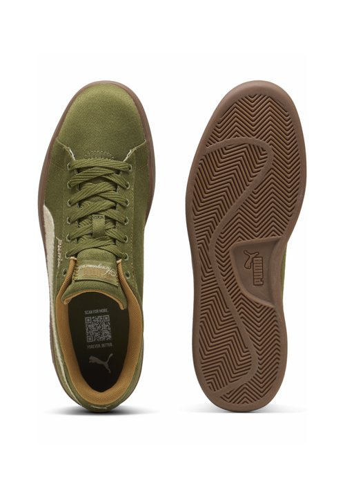 PUMA SMASH 3.0 ETIQUETA SNEAKERS UNISEX - Skate shoes - olive green-toasted almond — foto 3