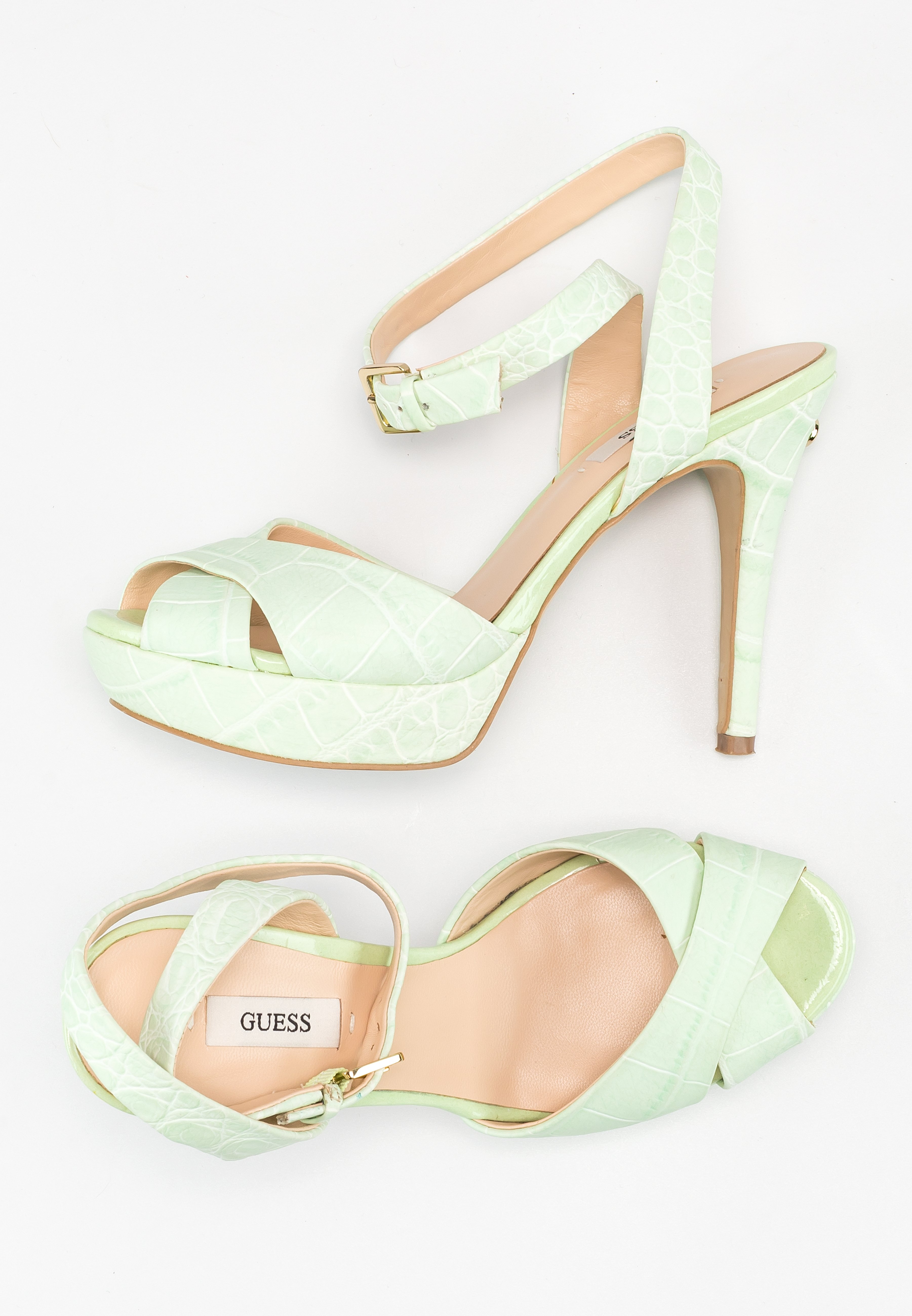 Guess Sandali con tacco - green/verde - Zalando.it