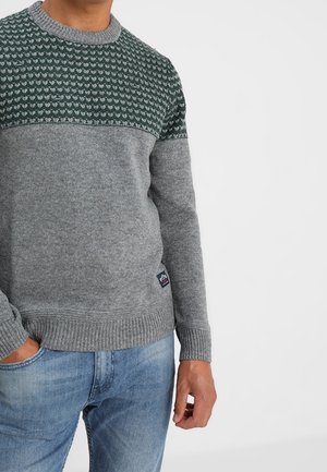 Pullover - mottled grey