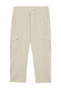 JOGGER CON TASCONI  - Pantaloni cargo - beige