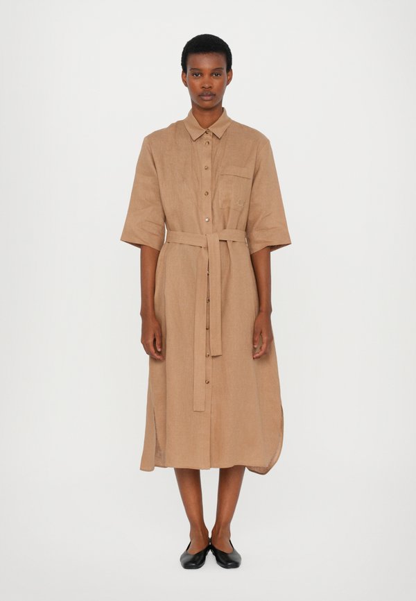 SALUTE - Shirt dress - camel