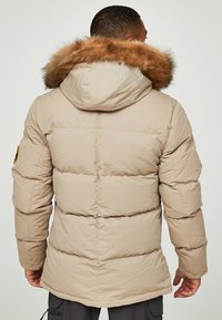 Alessandro Zavetti ZAVETTI CANADA OSHAWA 2.0 PUFFER PARKA JACKET - Vinterjakker - stone