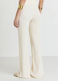 Calliope PALAZZO BUBBLE - Pantalon classique - ecru chiaro