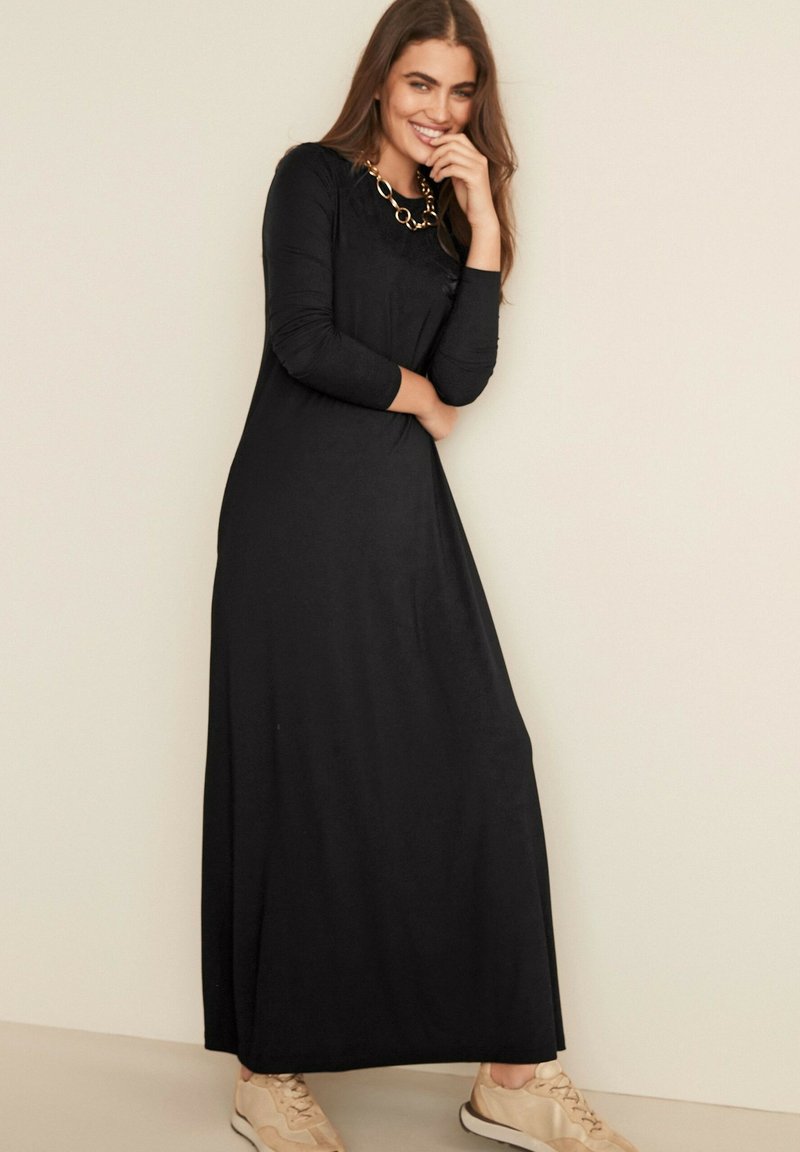 Next LONG SLEEVE COLUMN Maksimekko black/musta Zalando.fi