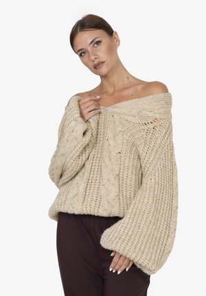 SWEATER - Maglione - beige
