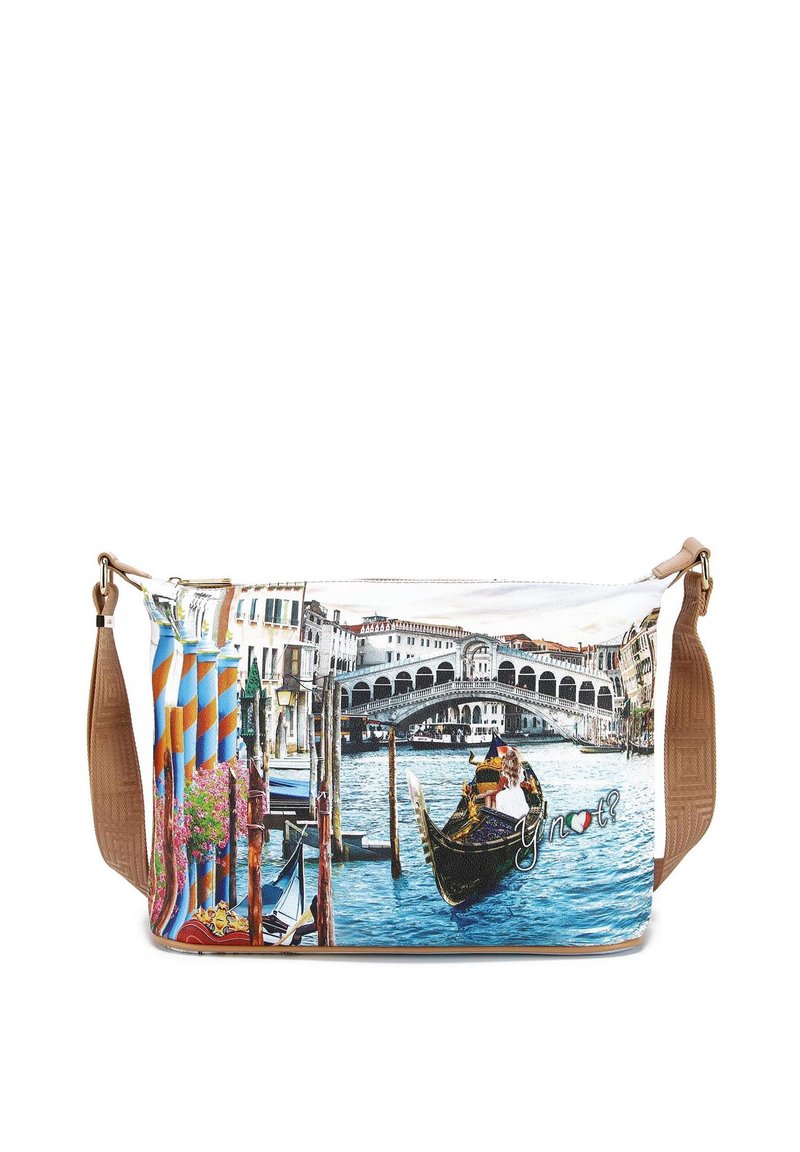 Y Not? LARGE YES STAMPA CITTÀ - Borsa a tracolla - dream in venice
