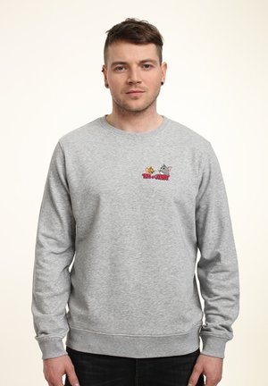 Henry Tiger, TOM AND JERRY CLASSIC FACES - Hættetrøje - heather grey