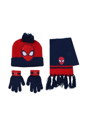 3-TEILIGES SPIDER-MAN-SET - Scarf - red