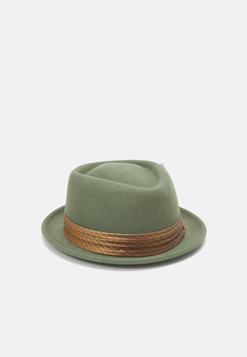 Brixton STOUT PORK PIE UNISEX - Klobouk - light moss/coffee diamond