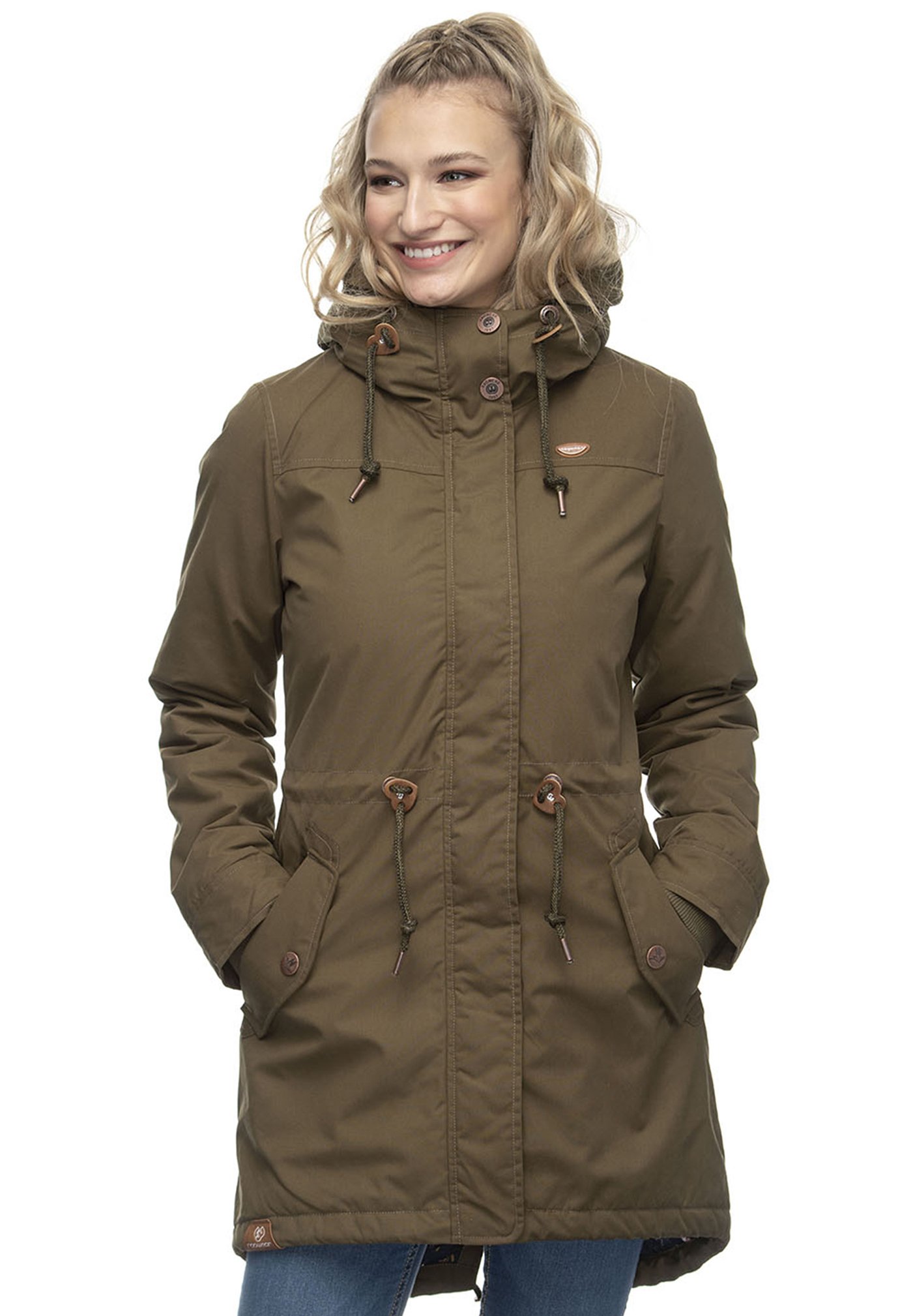 ELBA COAT Winterjas olive ELBA COAT Winterjas olive