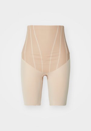 Spanx SUPER SCULPT HIGH WAISTED MID THIGH  - Pants - natural bronze