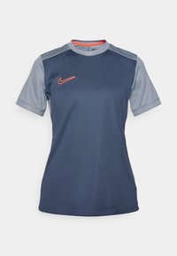 ACADEMY TOP - Sports T-shirt - thunder blue/cool grey/bright crimson