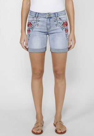 Koroshi Shorts vaqueros - azul cl light blue