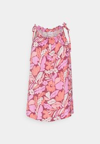 GAP HIGH NECK TIE STRAP TANK - Μπλούζα - pink floral