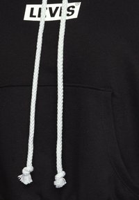 Levi's® GRAPHIC LAUNDRY HOODIE - Sportinis megztinis - black agate/starstruck heather