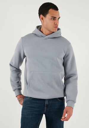 Mikina s kapucňou - light grey