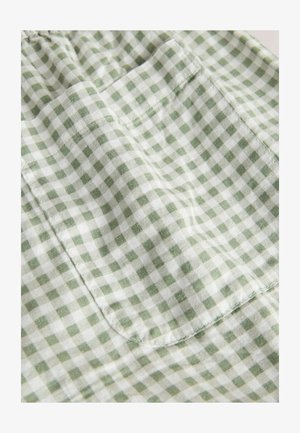 Next, Shorts - green ecru gingham