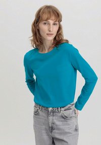 hessnatur Langarmshirt - türkis