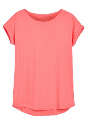 CAP SLEEVE - Tricou cu imprimeu - mottled pink