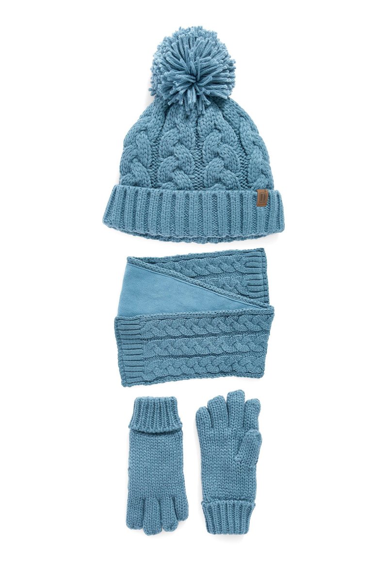 Next 3 PIECE SET  - Šál - mineral blue