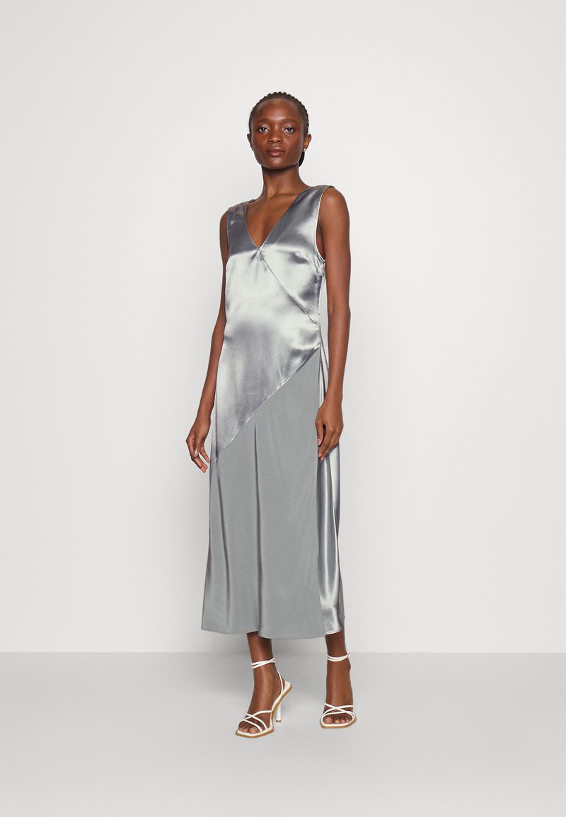Calvin Klein NAIA V NECK MIDI DRESS Cocktailkjole / festkjole