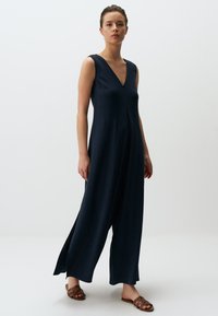Jimmy Key LOOSE FIT LINEN JUMPSUIT - Jumpsuit - dark blue