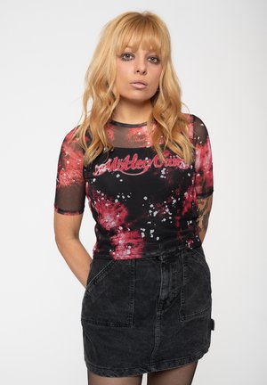 MOTLEY CRUE DR FEELGOOD LOGO CROP  - Print T-shirt - black