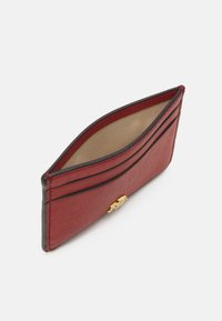 Lauren Ralph Lauren LEATHER CARD CASE - Maks - red sunstone