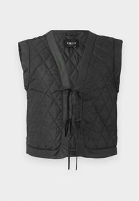 ONLANNABELL LEO TIE VEST - Vesta - black