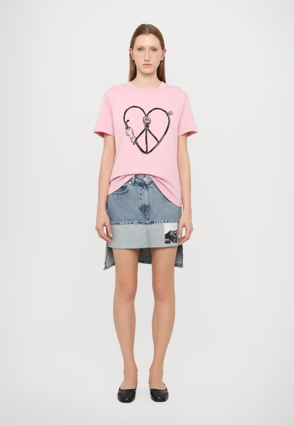 HIKING - Print T-shirt - fantasia rosa2