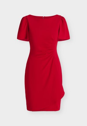 DKNY, FLUTTER BODY  - Φόρεμα σε ίσια γραμμή - scarlet