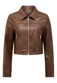 WREN - Leather jacket - walnut set