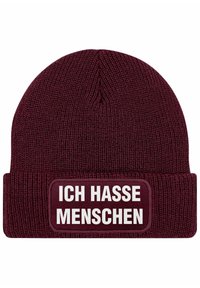 Unselected, bordeauxrot